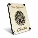 Holzkarte zu Ostern: Stilvolle Geldgeschenke personalisiert mit Namen – Die perfekte Geschenkidee für deine Liebsten!